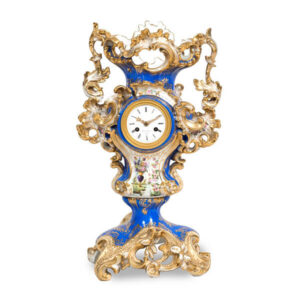 porcelain mantel clock